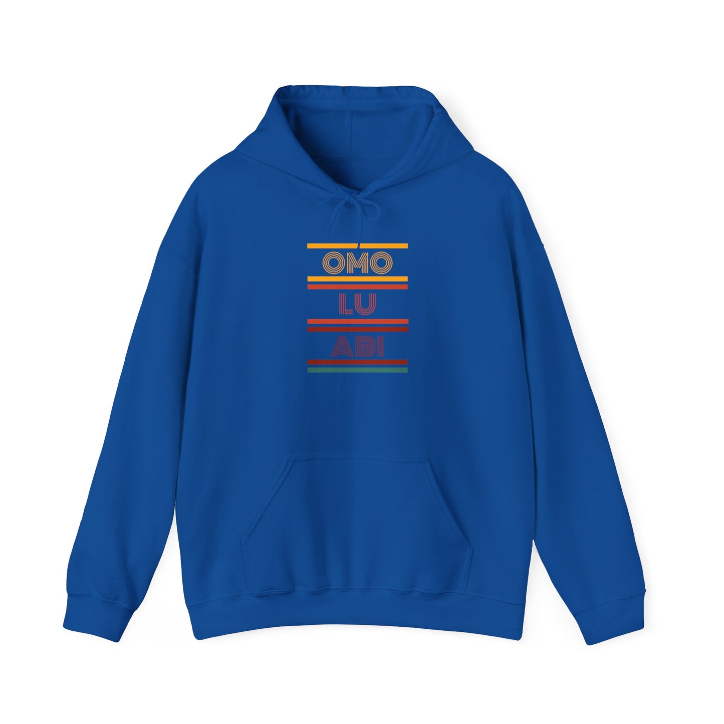 OMO LU ABI Unisex Heavy Blend Hoodie, Cozy Sweatshirt for All Occasions, Gift Idea, Casual Wear, Streetwear