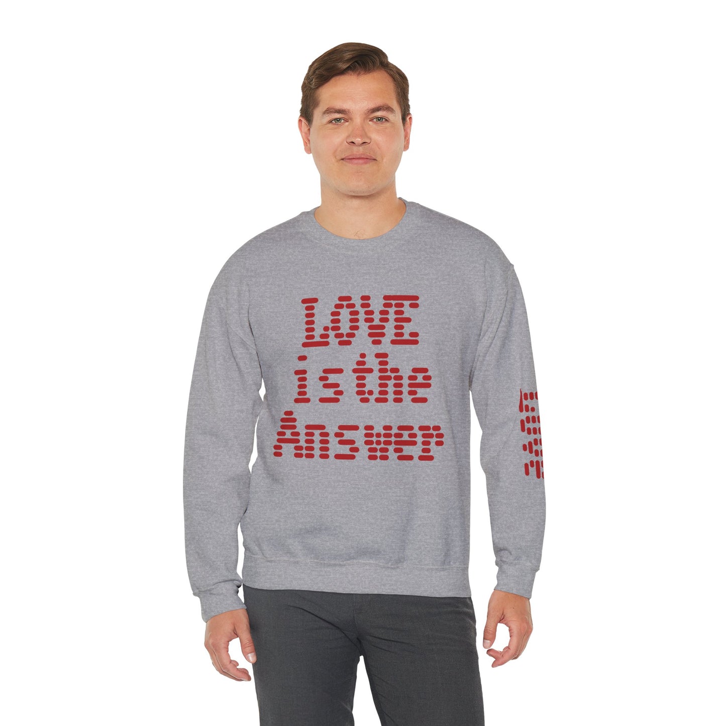 Love Is the answer Crewneck Sweatshirt - Unisex Heavy Blend™