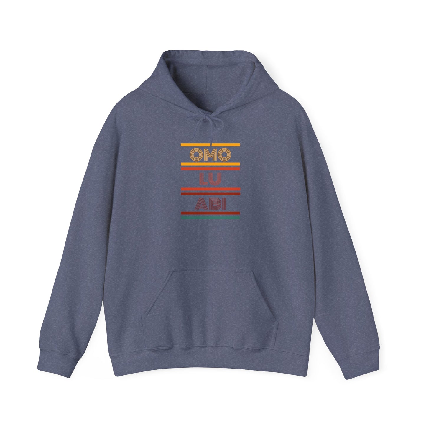 OMO LU ABI Unisex Heavy Blend Hoodie, Cozy Sweatshirt for All Occasions, Gift Idea, Casual Wear, Streetwear