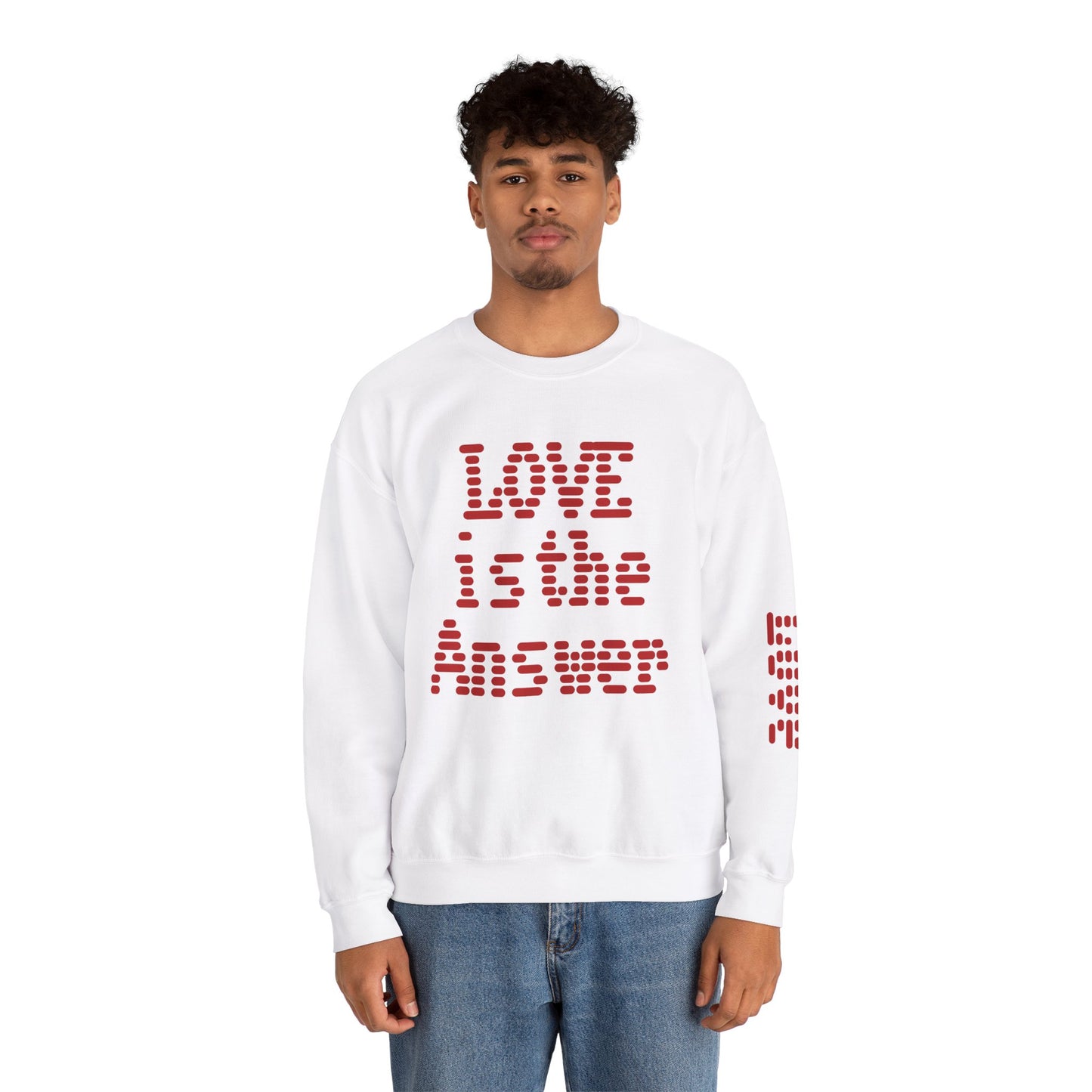 Love Is the answer Crewneck Sweatshirt - Unisex Heavy Blend™