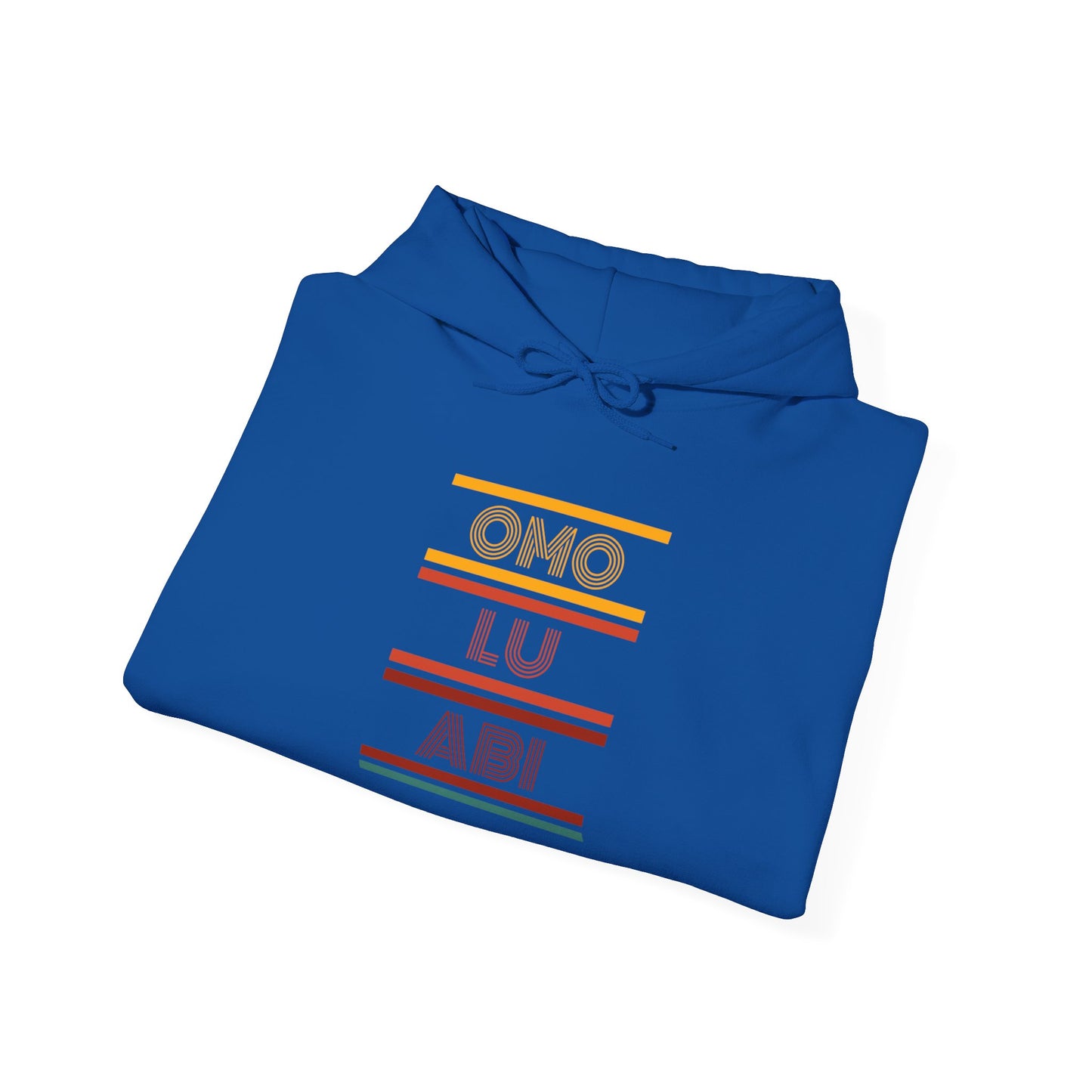 OMO LU ABI Unisex Heavy Blend Hoodie, Cozy Sweatshirt for All Occasions, Gift Idea, Casual Wear, Streetwear