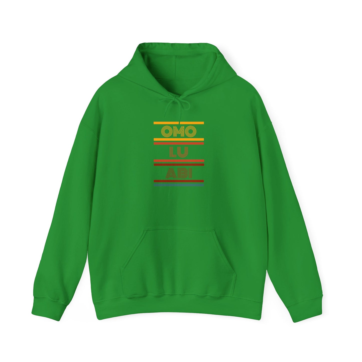 OMO LU ABI Unisex Heavy Blend Hoodie, Cozy Sweatshirt for All Occasions, Gift Idea, Casual Wear, Streetwear