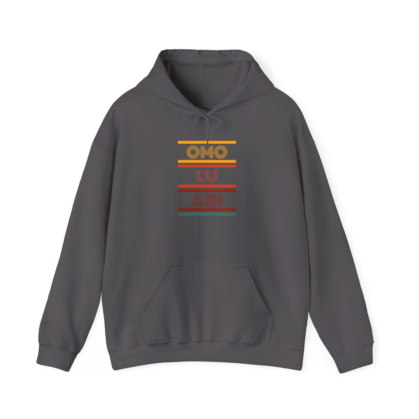 OMO LU ABI Unisex Heavy Blend Hoodie, Cozy Sweatshirt for All Occasions, Gift Idea, Casual Wear, Streetwear
